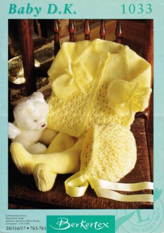 BERKETEX 1033 KNITTING PATTTERN