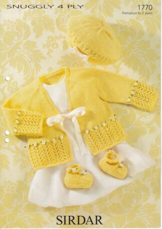 SIRDAR 1770 KNITTING PATTERN