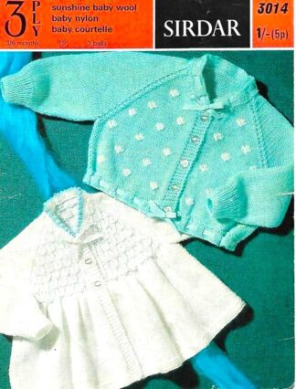 SIRDAR 3014 VINTAGE KNITTING PATTERN