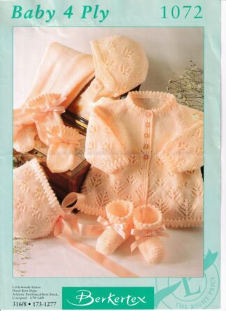 BERKETEX 1072 KNITTING PATTERN