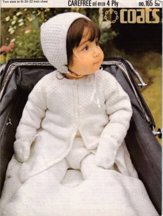 COATS 165 VINTAGE KNITTING PATTERN