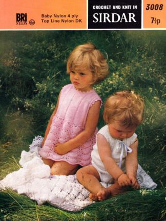 SIRDAR 3008 VINTAGE KNITTING/CROCHET PATTERN