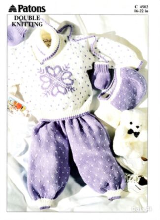 PATONS 4502 KNITTING PATTERN