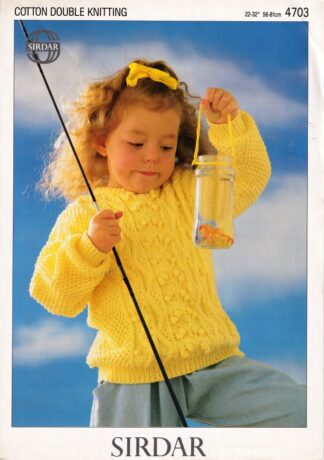 SIRDAR 4703 KNITTING PATTERN