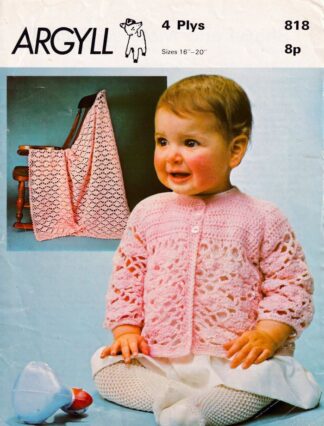 ARGYLL 818 VINTAGE CROCHET PATTERN
