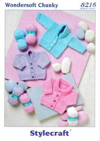 STYLECRAFT 8216 NEW KNITTING PATTERN