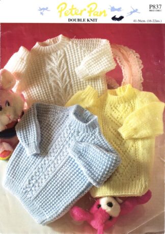 PETER PAN P837 KNITTING PATTERN