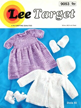 LEE TARGET 9053 VINTAGE KNITTING PATTERN