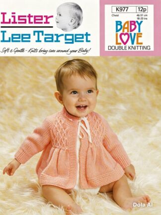 LISTER LEE TARGET K977 VINTAGE KNITTING PATTERN