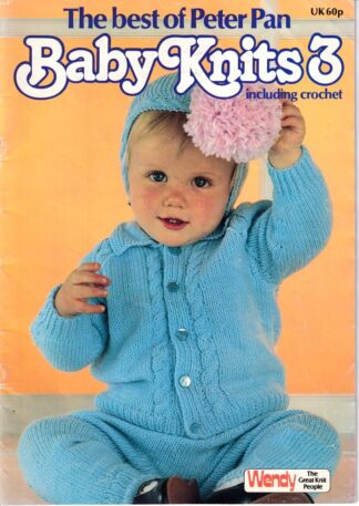THE BEST OF PETER PAN BABY KNITS 3 KNITTING/CROCHET BOOK