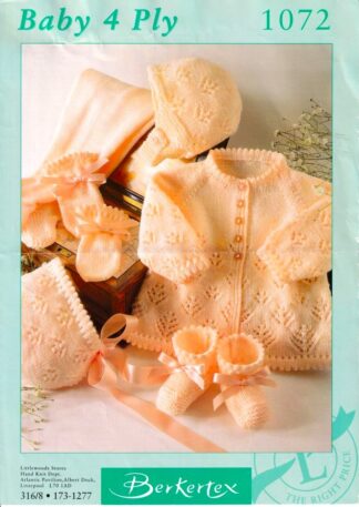 BERKETEX 1072 KNITTING PATTERN