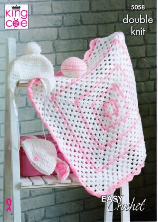 KING COLE 5058 CROCHET PATTERN