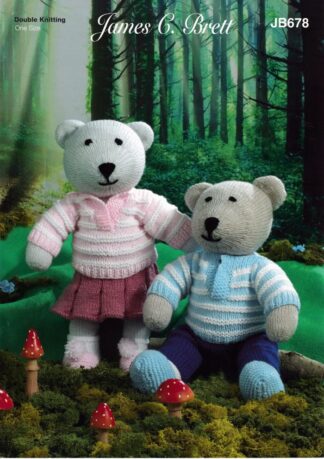 JAMES C. BRETT JB678 KNITTING PATTERN