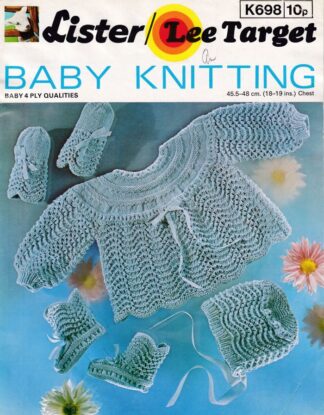 LISTER/LEE TARGET K698 VINTAGE KNITTING PATTERN