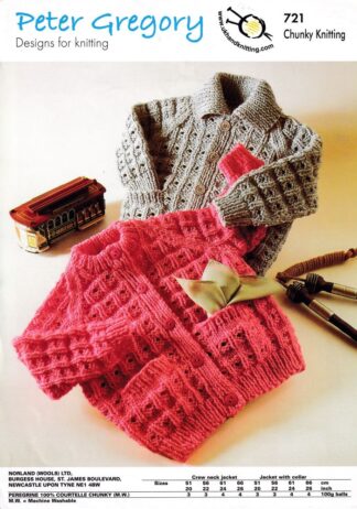 PETER GREGORY 721 KNITTING PATTERN