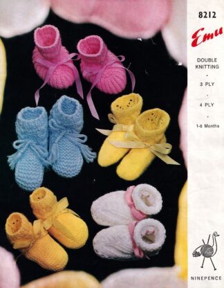 EMU 8212 VINTAGE KNITTING PATTERN