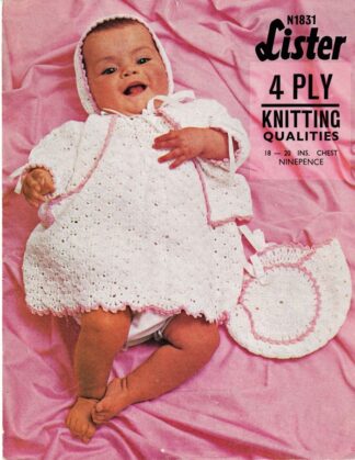 LISTER N1831 VINTAGE CROCHET PATTERN