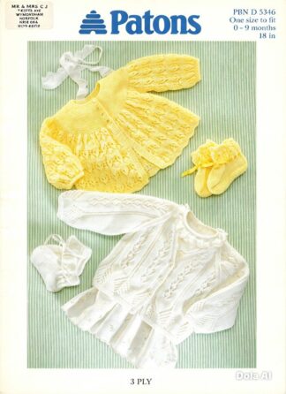 PATONS 5346 KNITTING PATTERN